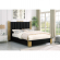 B05 King Platform Bed in Tufted Black Velvet