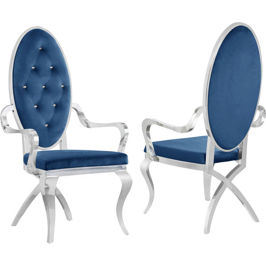 Royal blue chairs online for sale