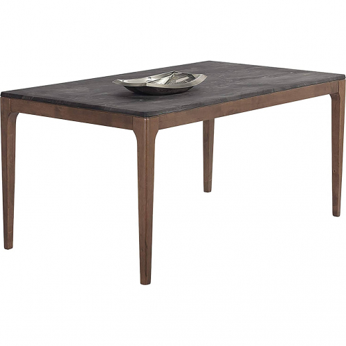 Bodhi 63" Dining Table in Paladina Look & Walnut Finish Wood