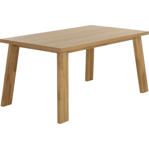 Petra 63" Dining Table in Natural Finish Wood