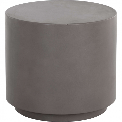 Blaine Outdoor End Table in Dark Grey Concrete