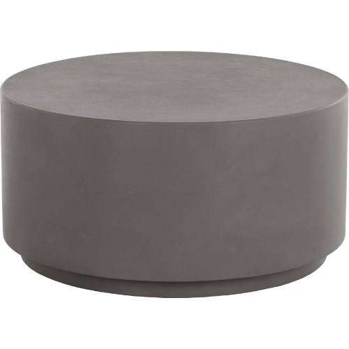 Blaine Outdoor Coffee Table in Dark Grey Concrete