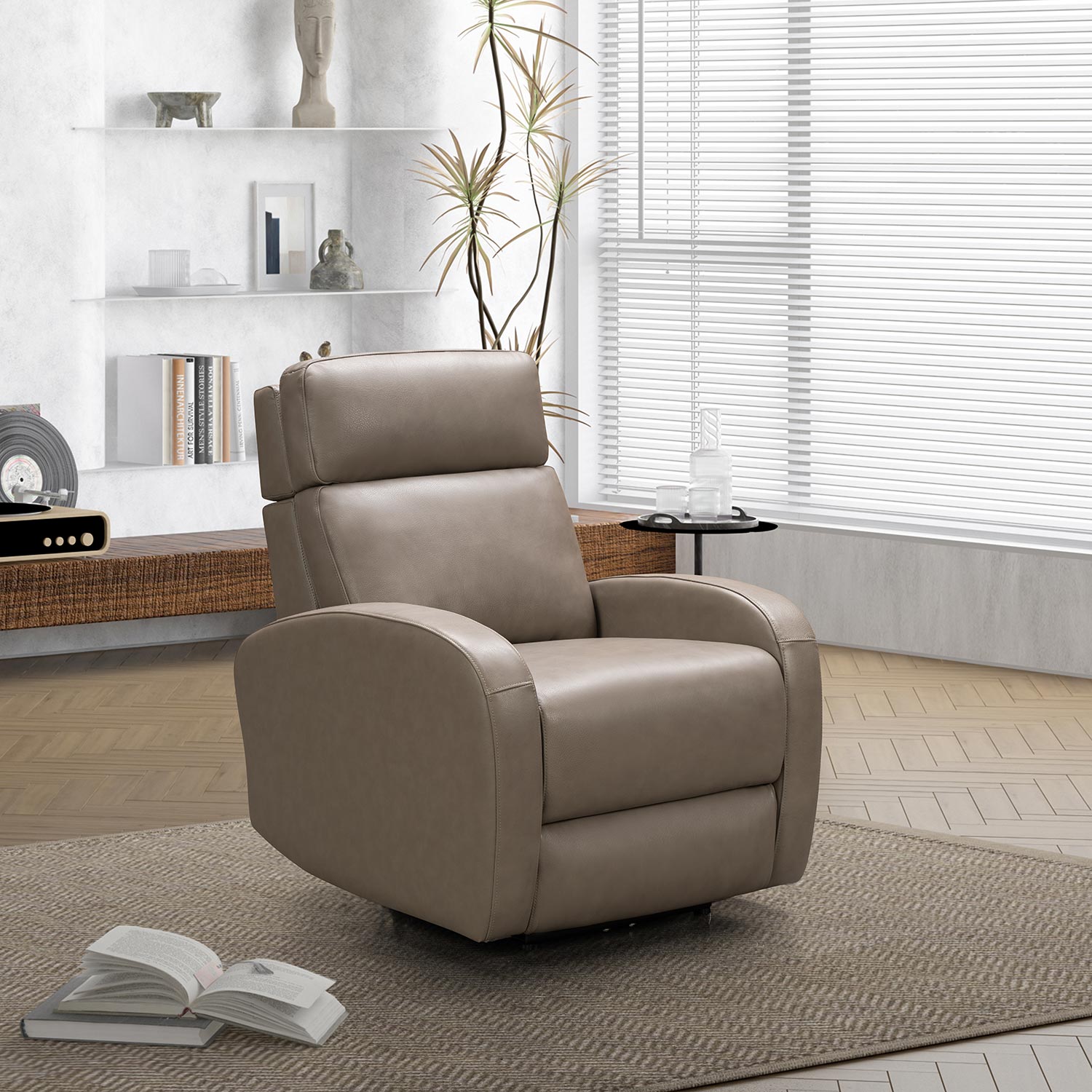 LEVI KONA BROWN ROCKER RECLINER