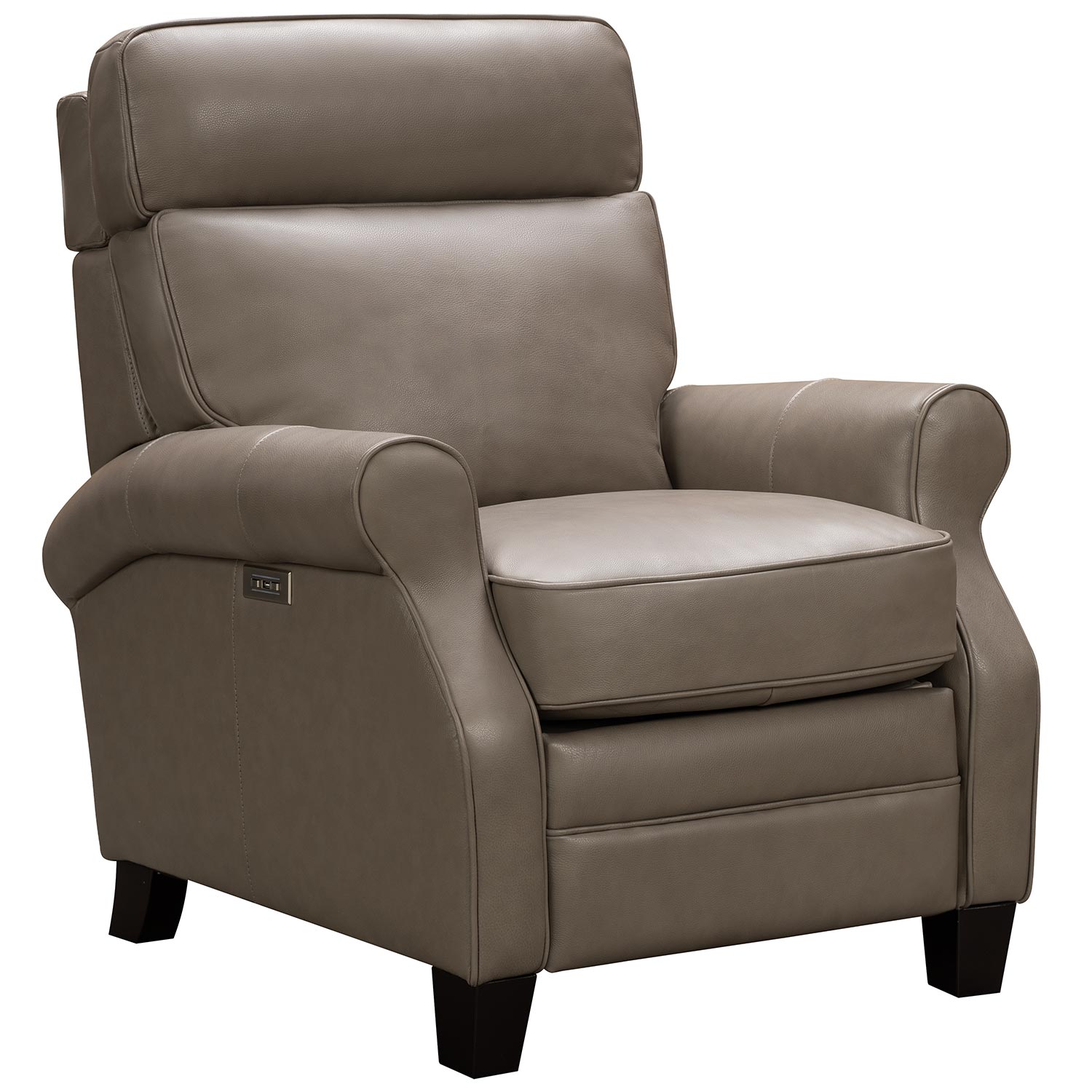 BarcaLounger 9PH-1178-3623-85 Remi Power Recliner w/ Heads Up Power Forward  Head Rest in Paris Gray Top Grain Leather