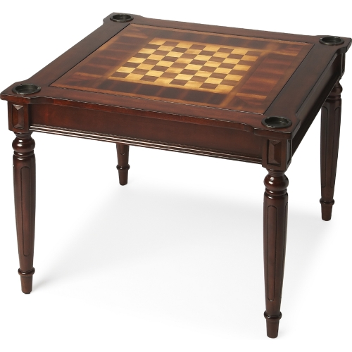 Vincent Cherry Multi Game Card Table