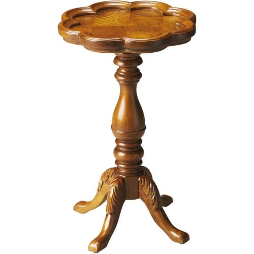 Whitman Olive Ash Burl Scatter Table