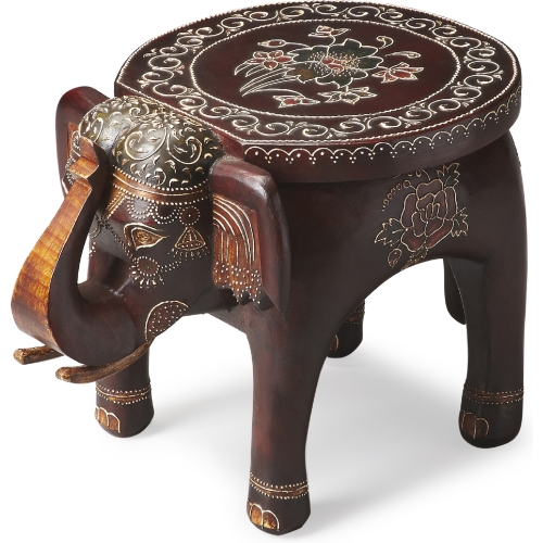 Botswana Hand Painted Accent Table