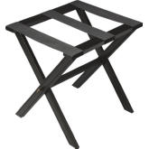 Anthony Luggage Rack in Black Licorice Wood & Fabric