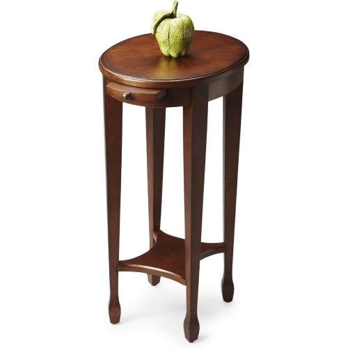 Arielle Chestnut Burl Accent Table