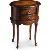 Whitley Cherry Oval Side Table