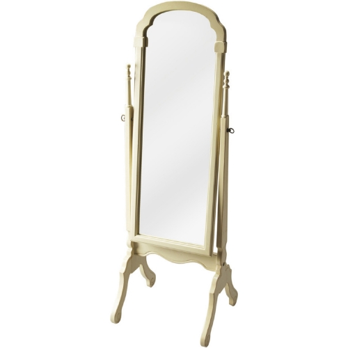 Meredith Cottage White Cheval Mirror