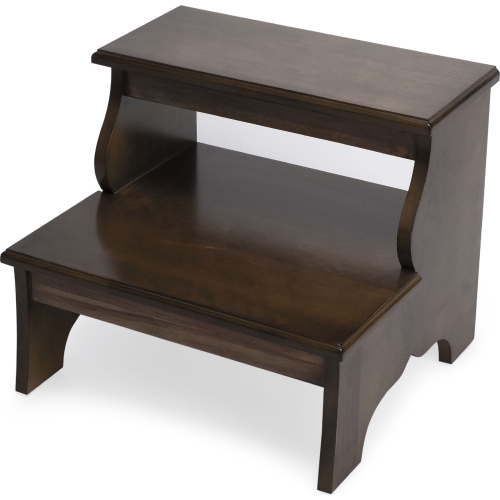 Melrose Step Stool in Praline Finish Wood