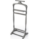 Judson Valet Stand in Powder Gray Finish