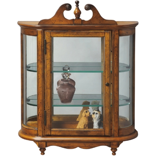 Melinda Vintage Oak Wall Curio