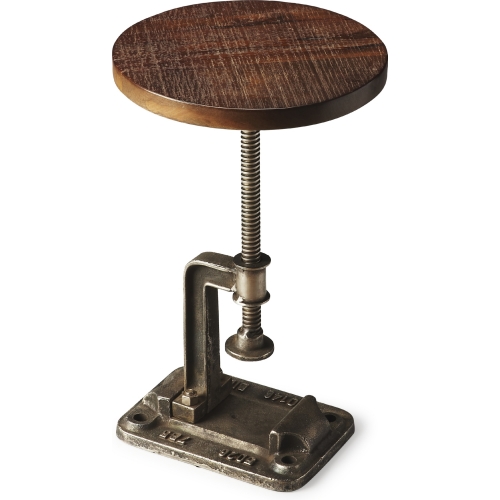 Ellis Industrial Chic Accent Table