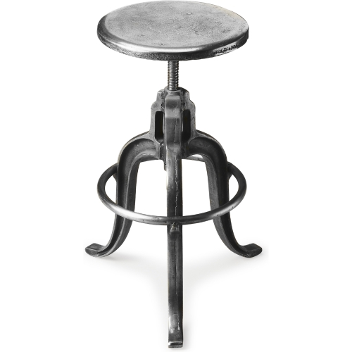 Parnell Adjustable Swivel Iron Bar Stool