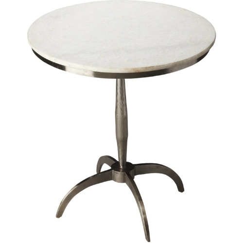 Butler Loft Accent Table in Iron & Marble