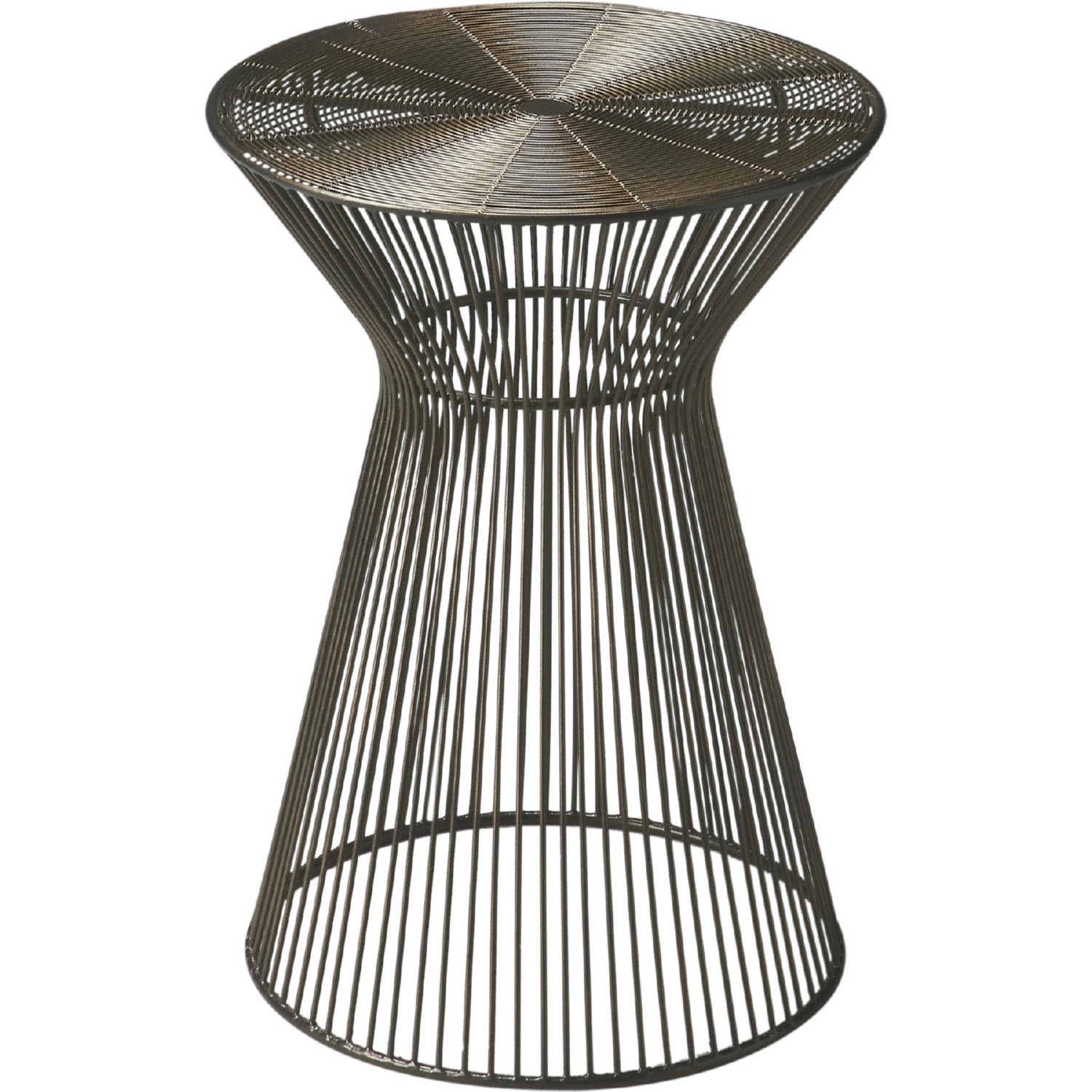 Wire shop accent table