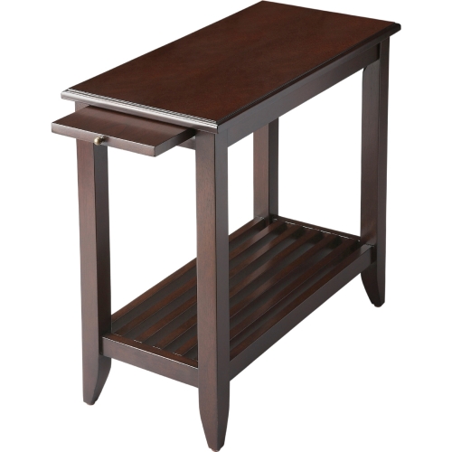 Irvine Merlot Chairside Table