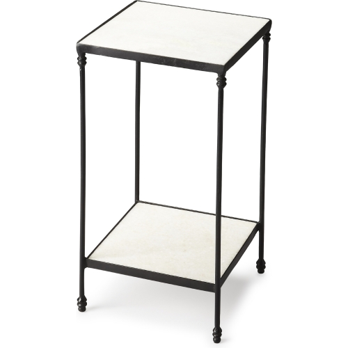 Larkin Marble & Iron Accent Table