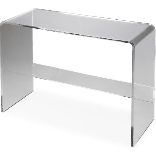 Crystal Console Table in Clear Acrylic