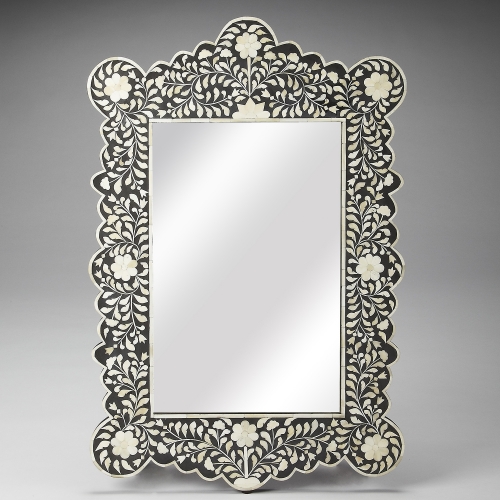 Bone Inlay Wall Mirror