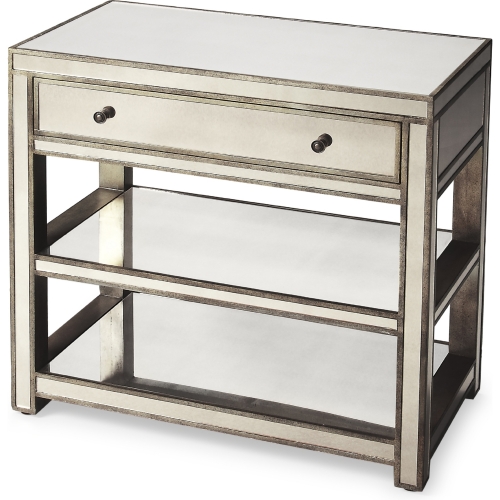 Miranda Mirrored Console Table