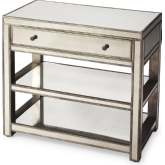 Miranda Mirrored Console Table