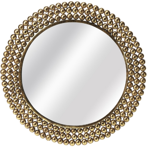 Tiny Bubbles Antique Gold Mirror