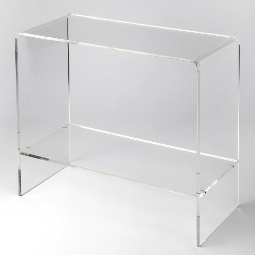 Crystal Clear Acrylic Console Table