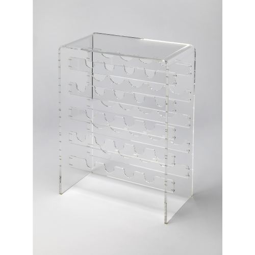 Crystal Clear Acrylic Wine Rack