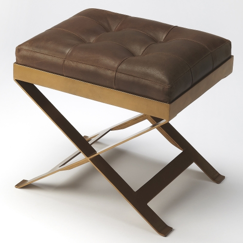 Rodrigo Leather Stool