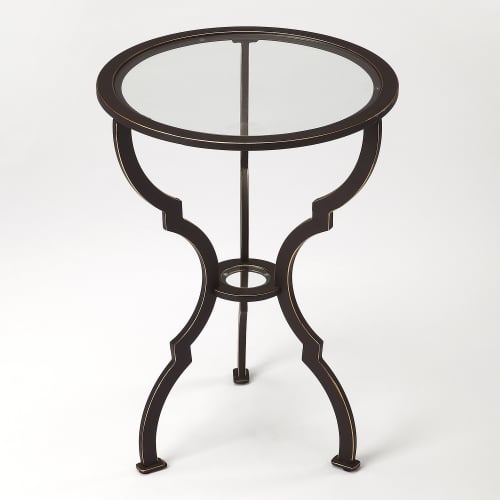 Yvonne Metal End Table