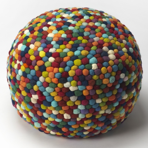 Felicity Multicolor Pouffe