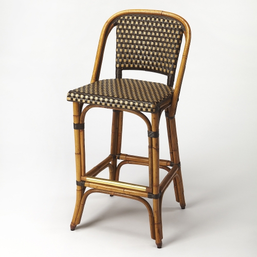 Lila Rattan Barstool