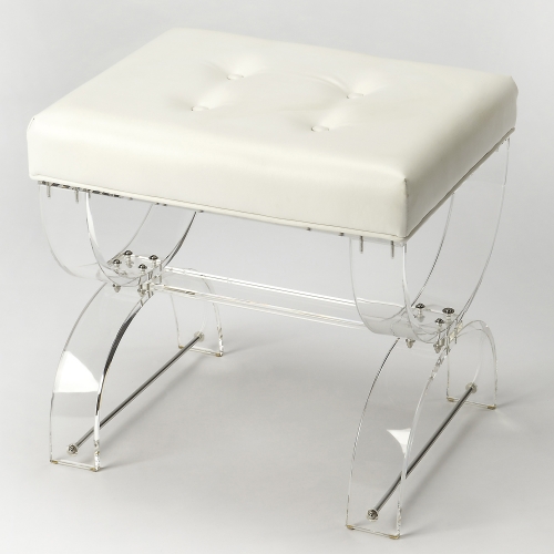 Morena Acrylic Vanity Stool