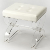 Morena Acrylic Vanity Stool