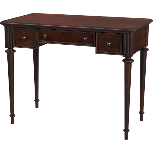 Edmund 38" Writing Desk in Cherry Dark Brown Finish