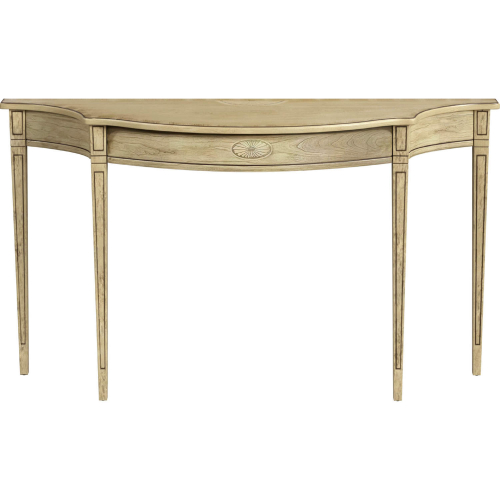 Chester 54" Console Table in Antique Beige Finish