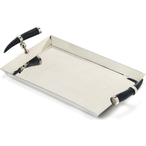 Vito Serving Tray in Stainless Steel