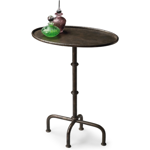 Kira Metal Pedestal Table