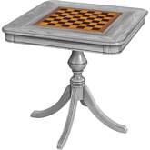 Morphy Game Table in Powder Gray Finish Wood