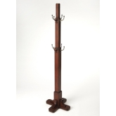 Webster Antique Cherry Costumer Coat Rack