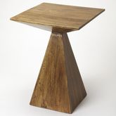 Titus End Table in Brown Mango Wood