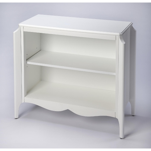 Wilshire Bookcase in Gloss White