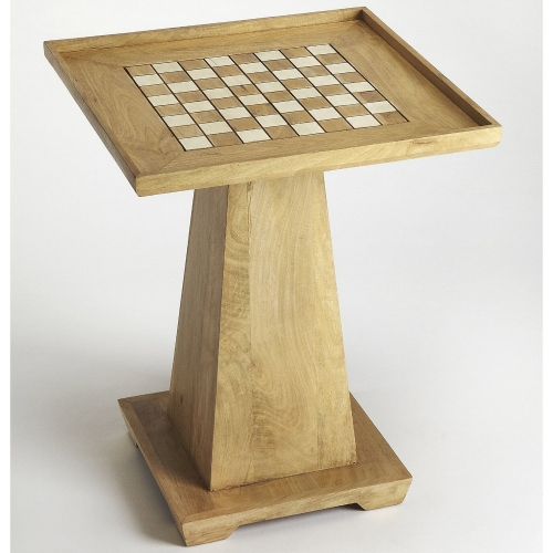 Levon Game Table in Natural Mango Wood