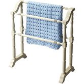 Lillian Blanket Rack in Cottage White