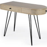 Sebastopol Reversible 2 Drawer Writing Desk in Mango Wood & Iron