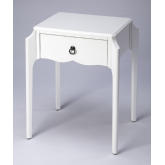 Wilshire Nightstand in Gloss White