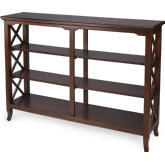 Appolinar Bookcase in Cherry Brown Finish